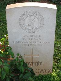 Dar Es Salaam War Cemetery - Hinks, W